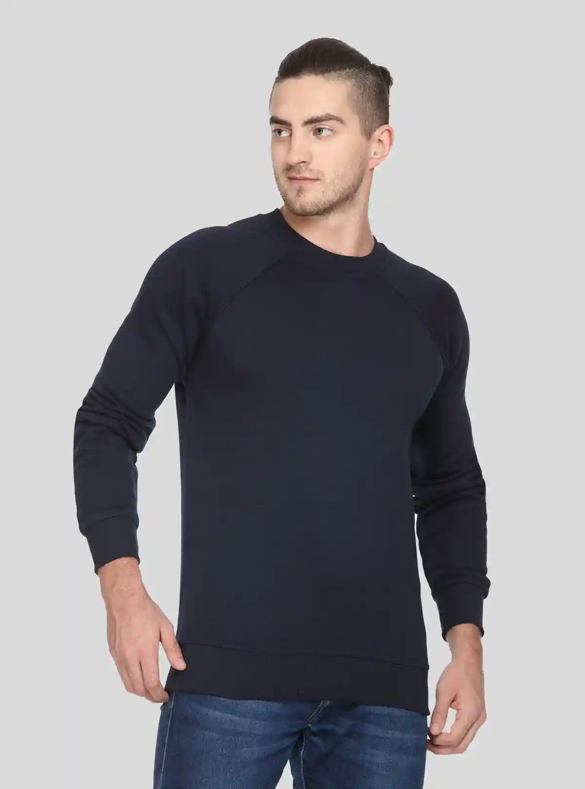 Men’s Navy Sweatshirt – Classic Comfort Meets Everyday Style | Buy Online at  Boer and Fitch