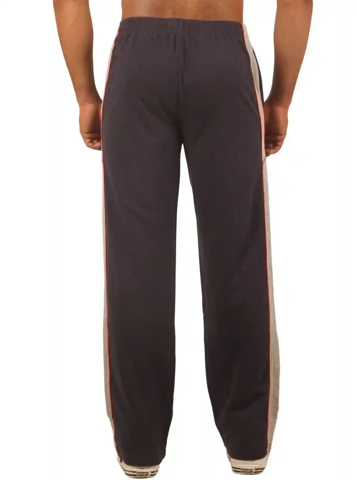Navy Track Pants with Grey Stripes for Men – Comfortable Sportswear by Boer and Fitch | Buy Online at gep32c-qs.myshopify.com