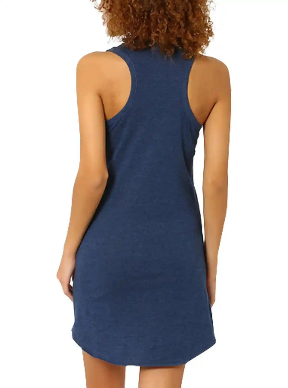 Women’s Navy Cotton Jersey Knit Long Dress – Elegant Everyday Style | Buy Online at  Boer and Fitch