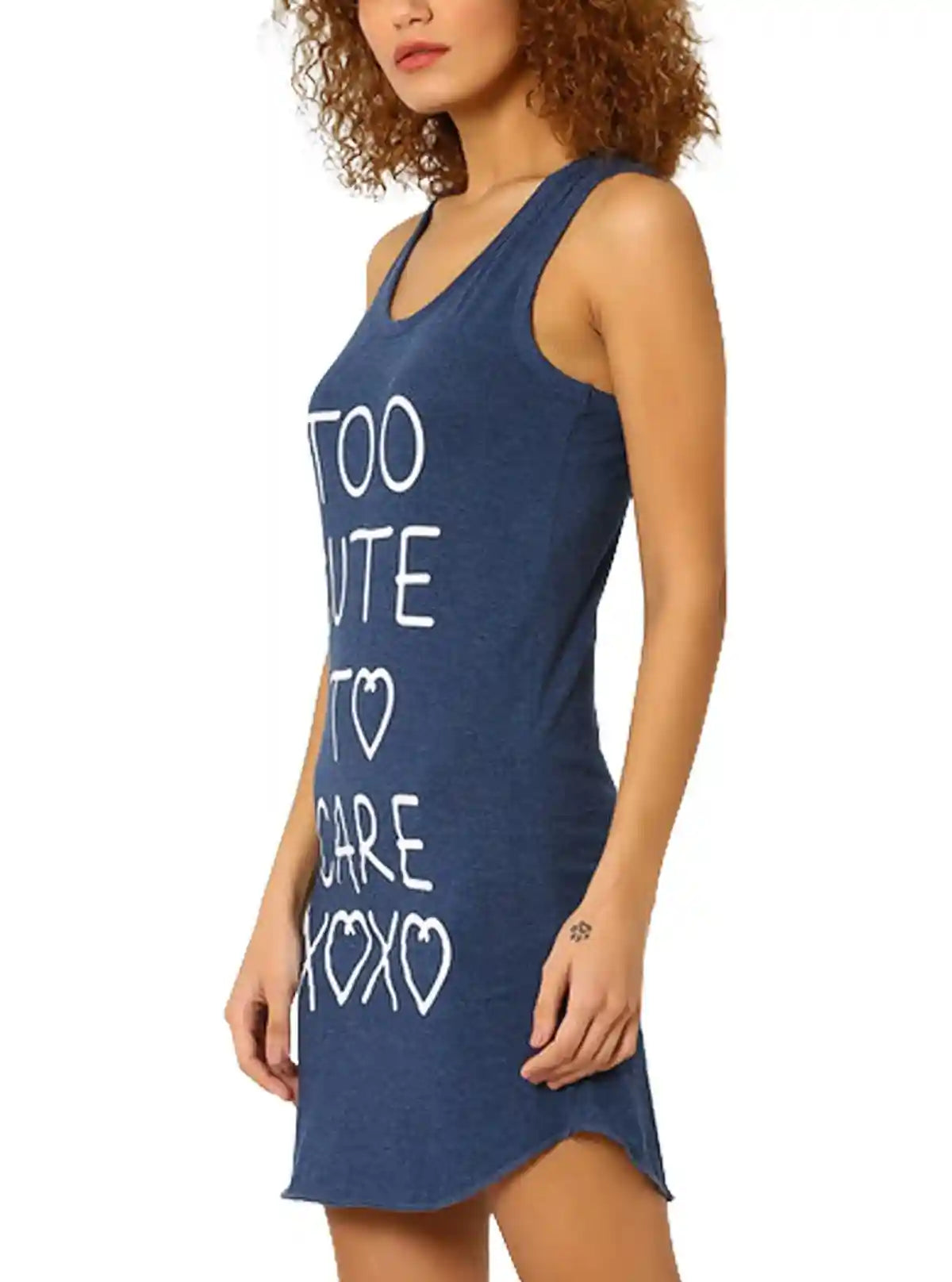 Women’s Navy Cotton Jersey Knit Long Dress – Elegant Everyday Style | Buy Online at  Boer and Fitch