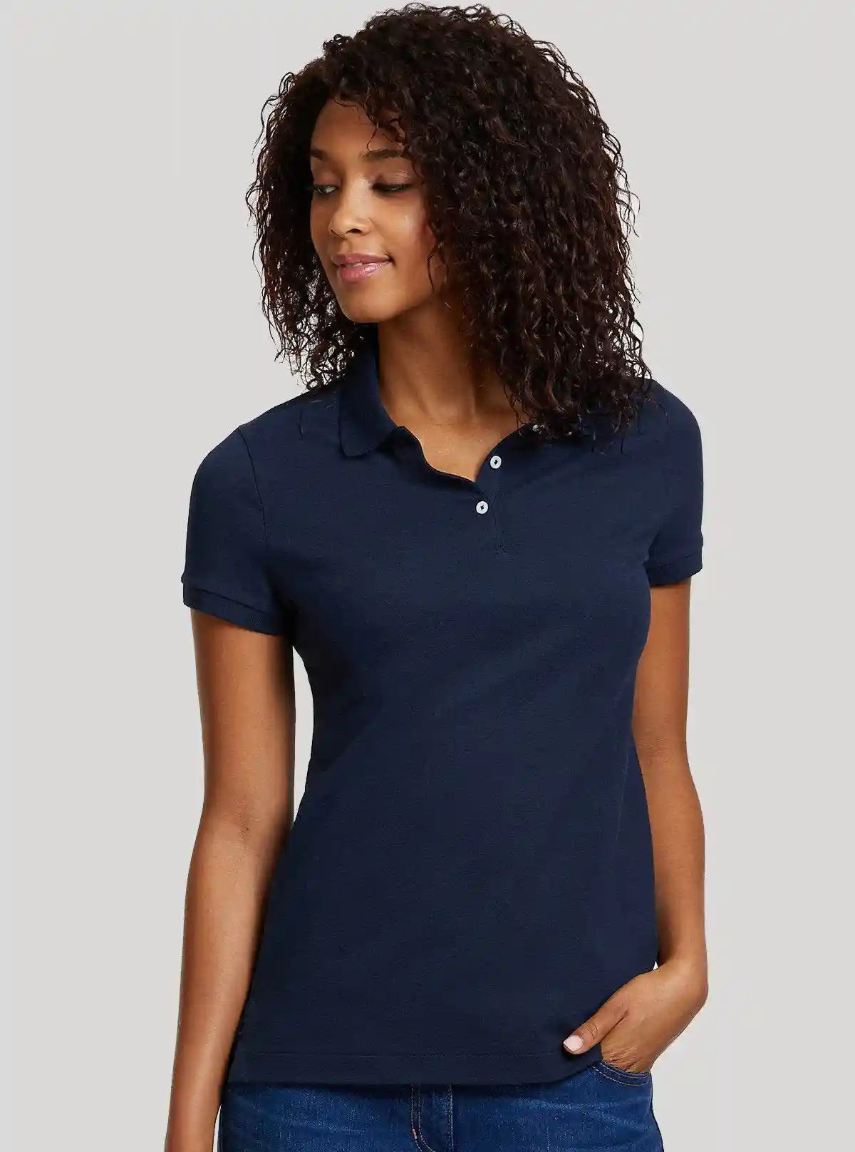 Women’s Navy Pique Polo T-Shirt – Stylish & Comfortable | Boer & Fitch | Buy Online at  Boer and Fitch