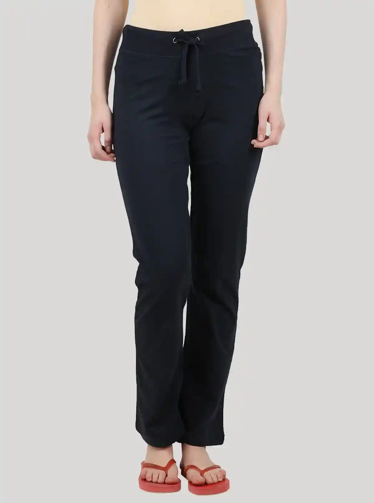 Women’s Navy Stretch Jogging Pant in Cotton Fleece Knit Fabric | Buy Online at  Boer and Fitch