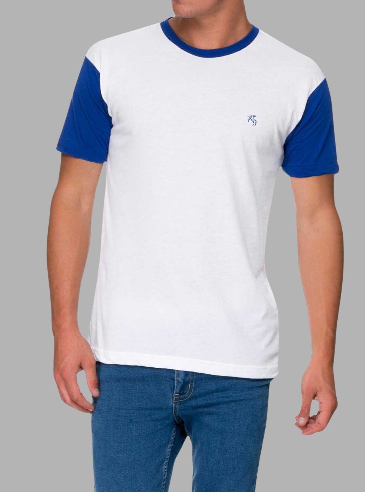 Navy Contrast Athletic Print T-Shirt for Men – Boer and Fitch - Boer and Fitch