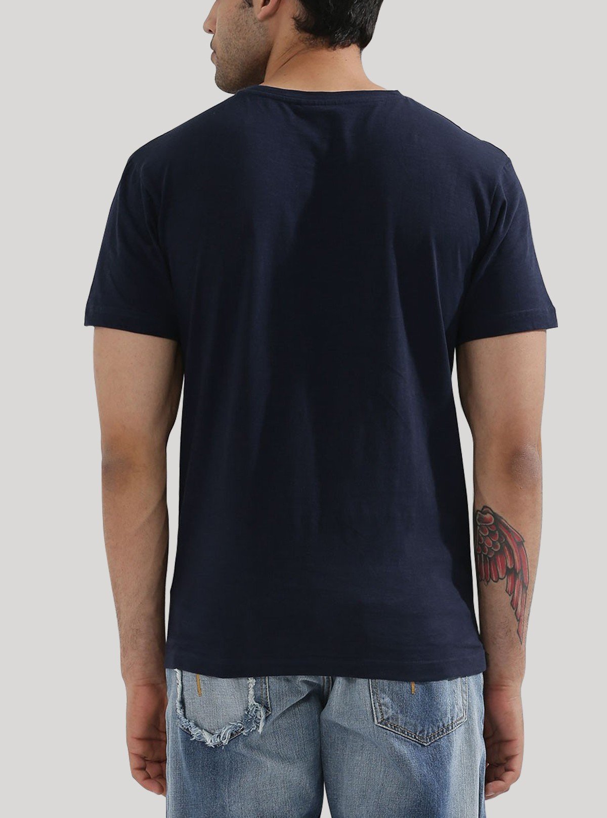 Navy Crew Neck T-Shirt for Men – Boer and Fitch - Boer and Fitch