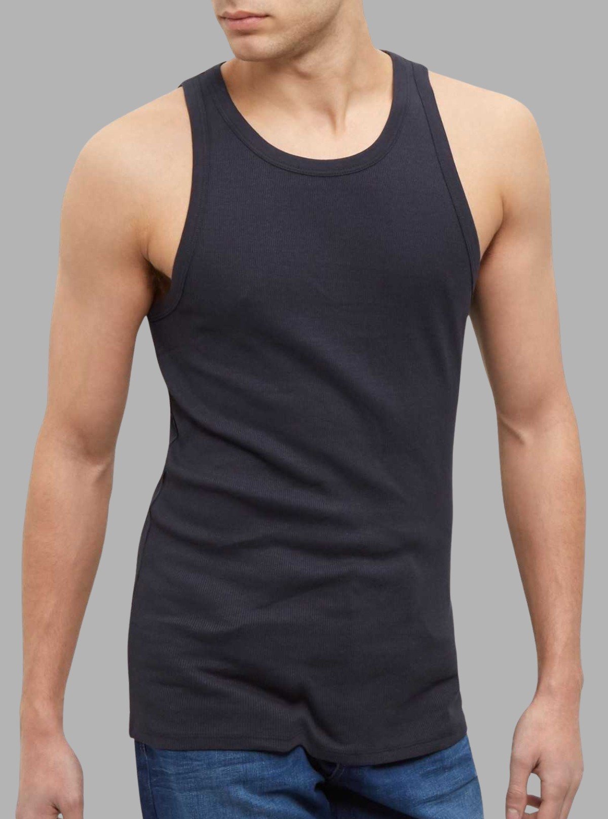 Navy Rib Vest for Men – Boer and Fitch - Boer and Fitch