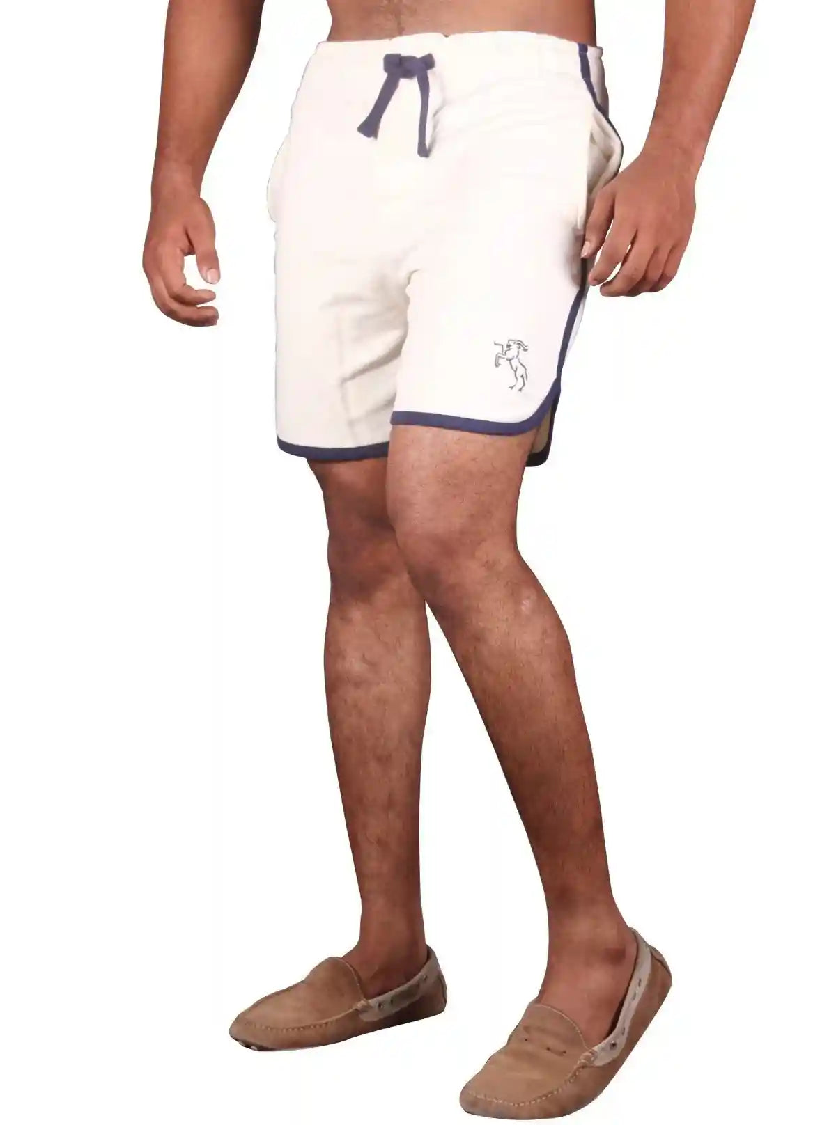 Boer and Fitch Men’s Ecru Fleece Shorts – Comfortable Casual Lounge Wear | Buy Online at  Boer and Fitch