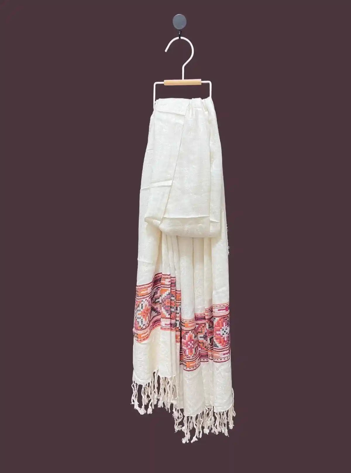Unisex Cream White Stole in Viscose Blend – Lightweight Elegant Wrap | Buy Online at  Boer and Fitch