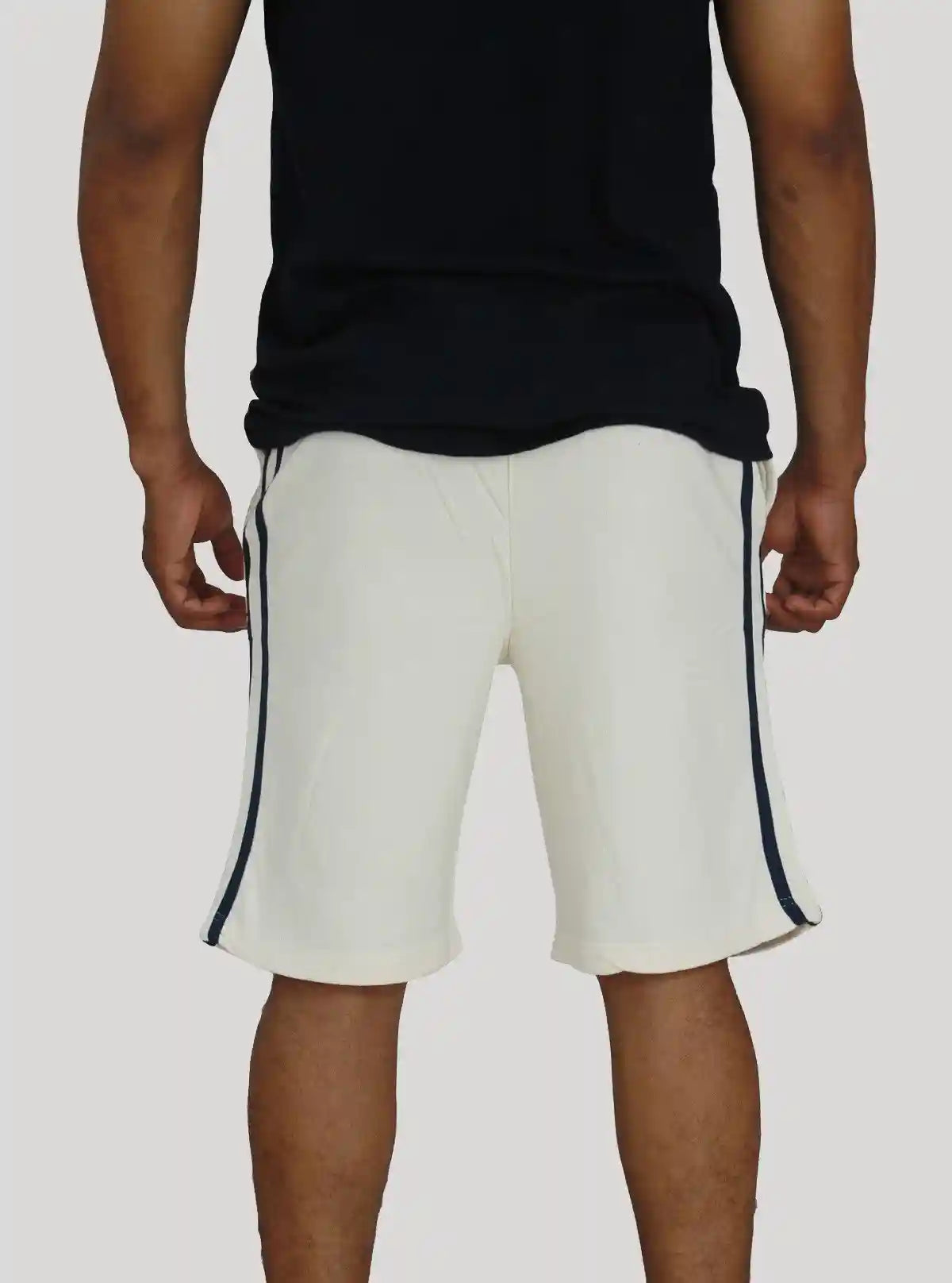 White Piping Fleece Shorts for Men – Casual Comfort Shorts by Boer and Fitch | Buy Online at  Boer and Fitch
