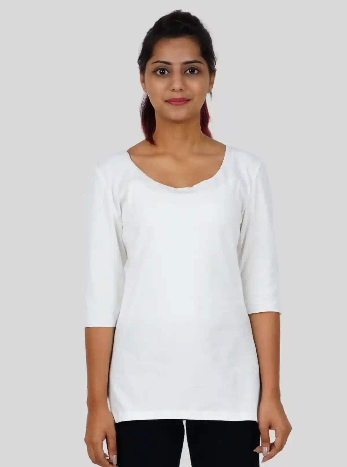 Women's White Fancy Sleeve Top – Elegant Statement in Cotton Comfort | Buy Online at  Boer and Fitch