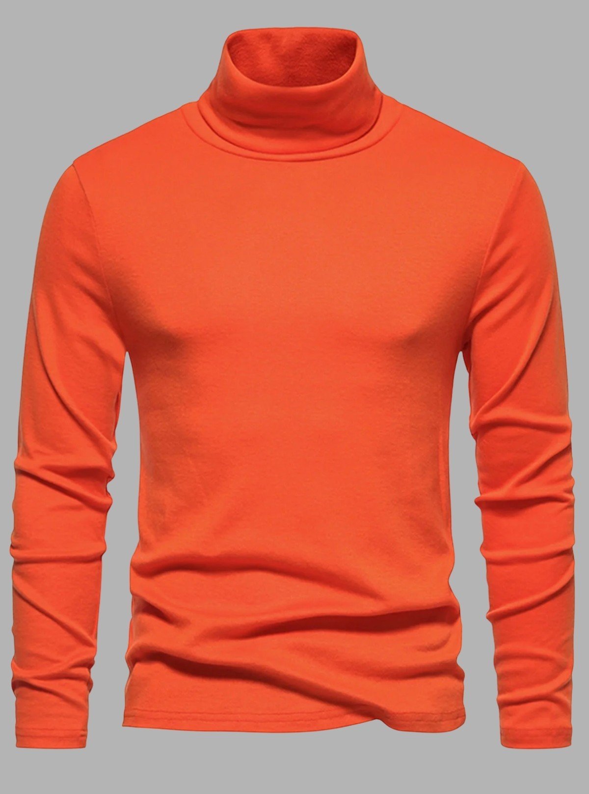 Persimmon Turtle Neck Sweatshirt – Boer and Fitch - Boer and Fitch
