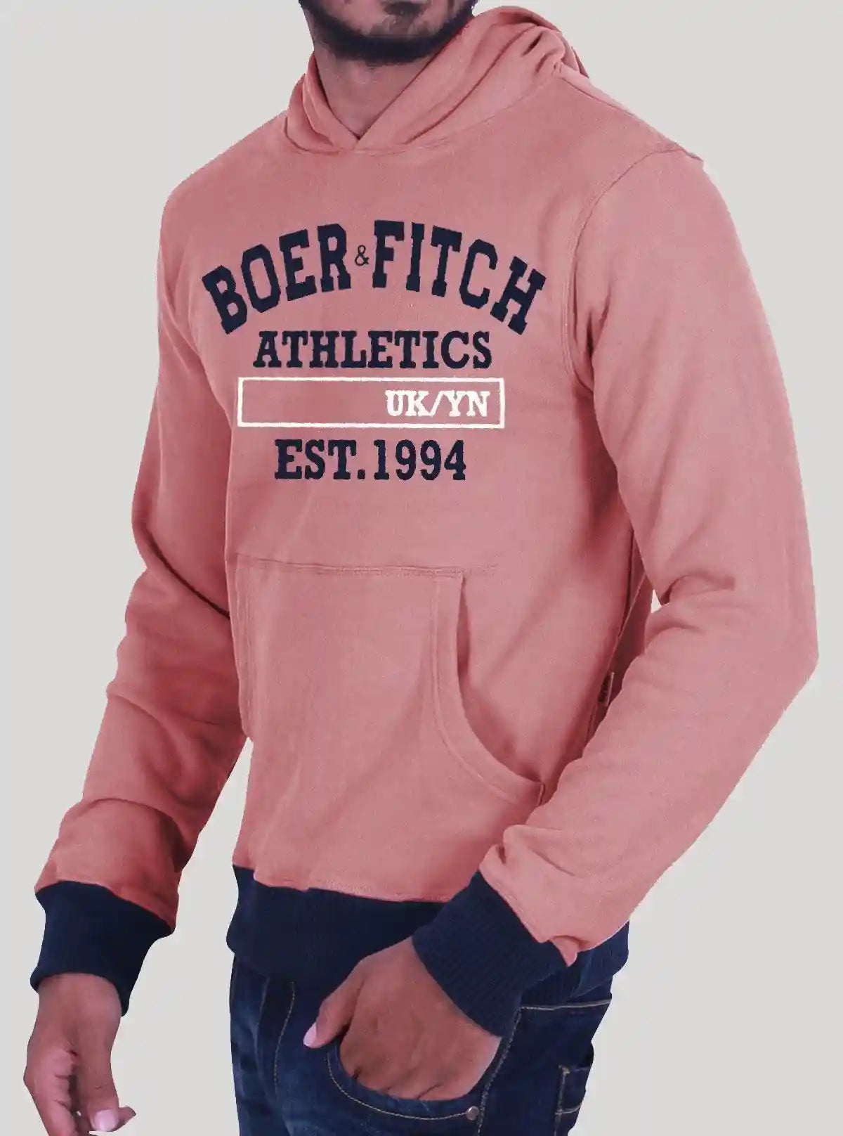 Coral Hooded Sweatshirt for Men – Casual Comfort by Boer and Fitch | Buy Online at  Boer and Fitch