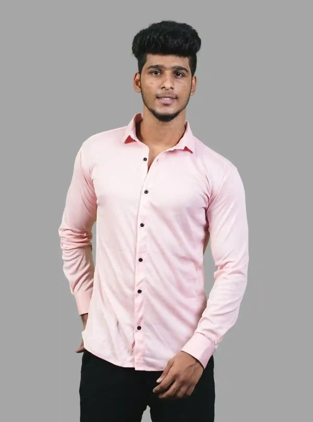 Men's Light Pink Long Sleeve Poly Shirt – Soft Elegance by Boer and Fitch from Boer and Fitch | Buy Online at gep32c-qs.myshopify.com
