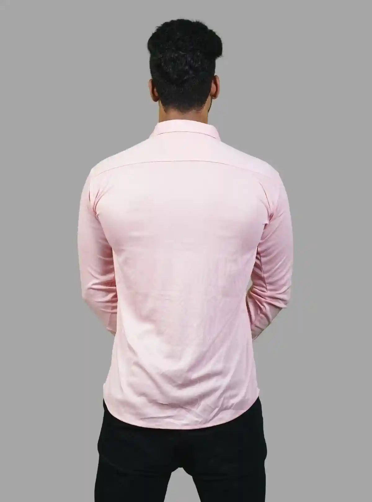 Men's Light Pink Long Sleeve Poly Shirt – Soft Elegance by Boer and Fitch from Boer and Fitch | Buy Online at gep32c-qs.myshopify.com