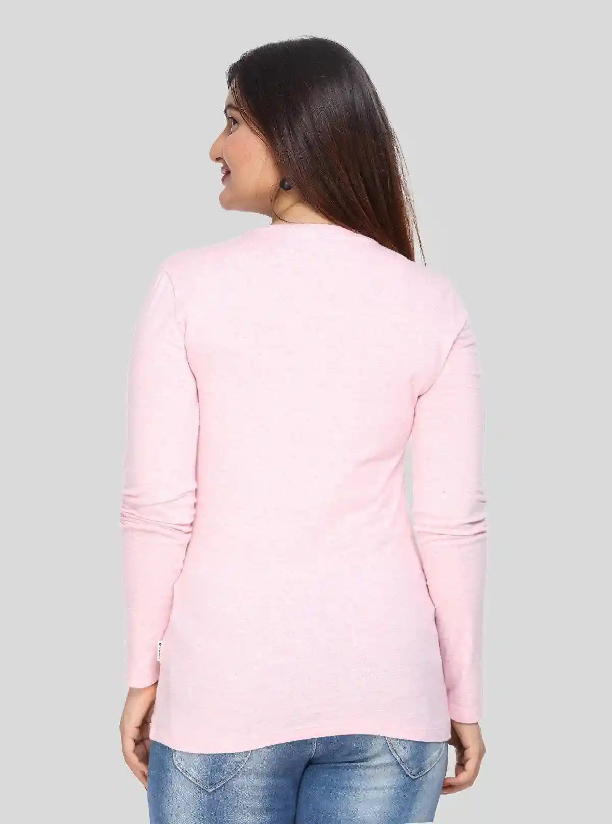 Women's Plain Baby Pink Top – Soft Cotton Casual Essential by Boer & Fitch | Buy Online at gep32c-qs.myshopify.com