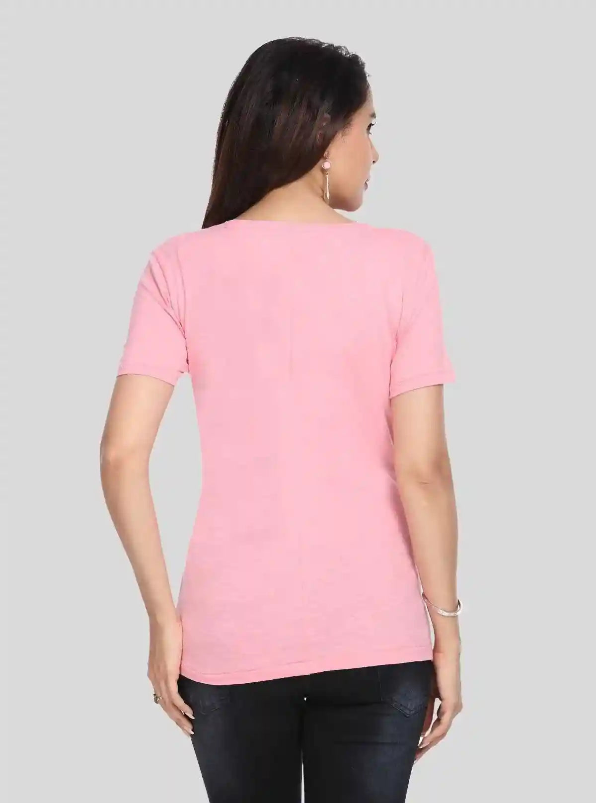Boer and Fitch Pink Paradise Cotton T-Shirt – Women’s Crew Neck Tee | Buy Online at  Boer and Fitch