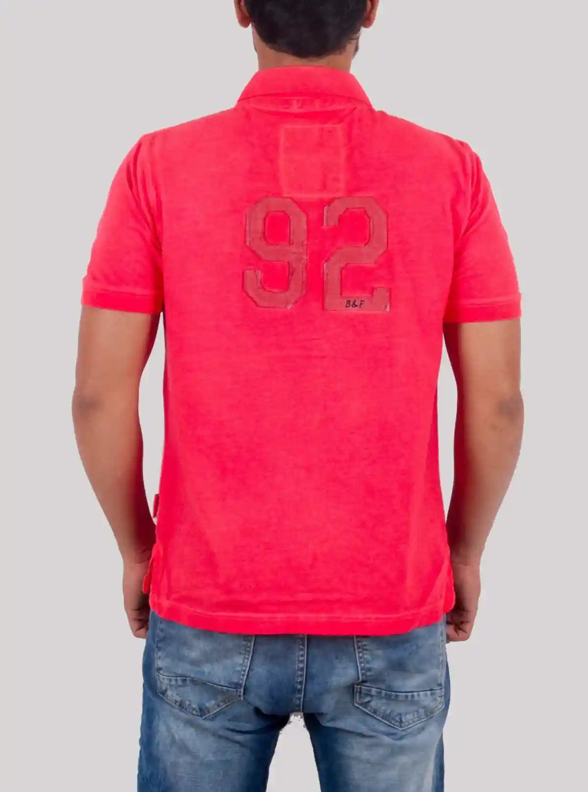 Men’s Coral Garment Dyed Polo T-Shirt – Stylish & Comfortable | Boer & Fitch | Buy Online at  Boer and Fitch