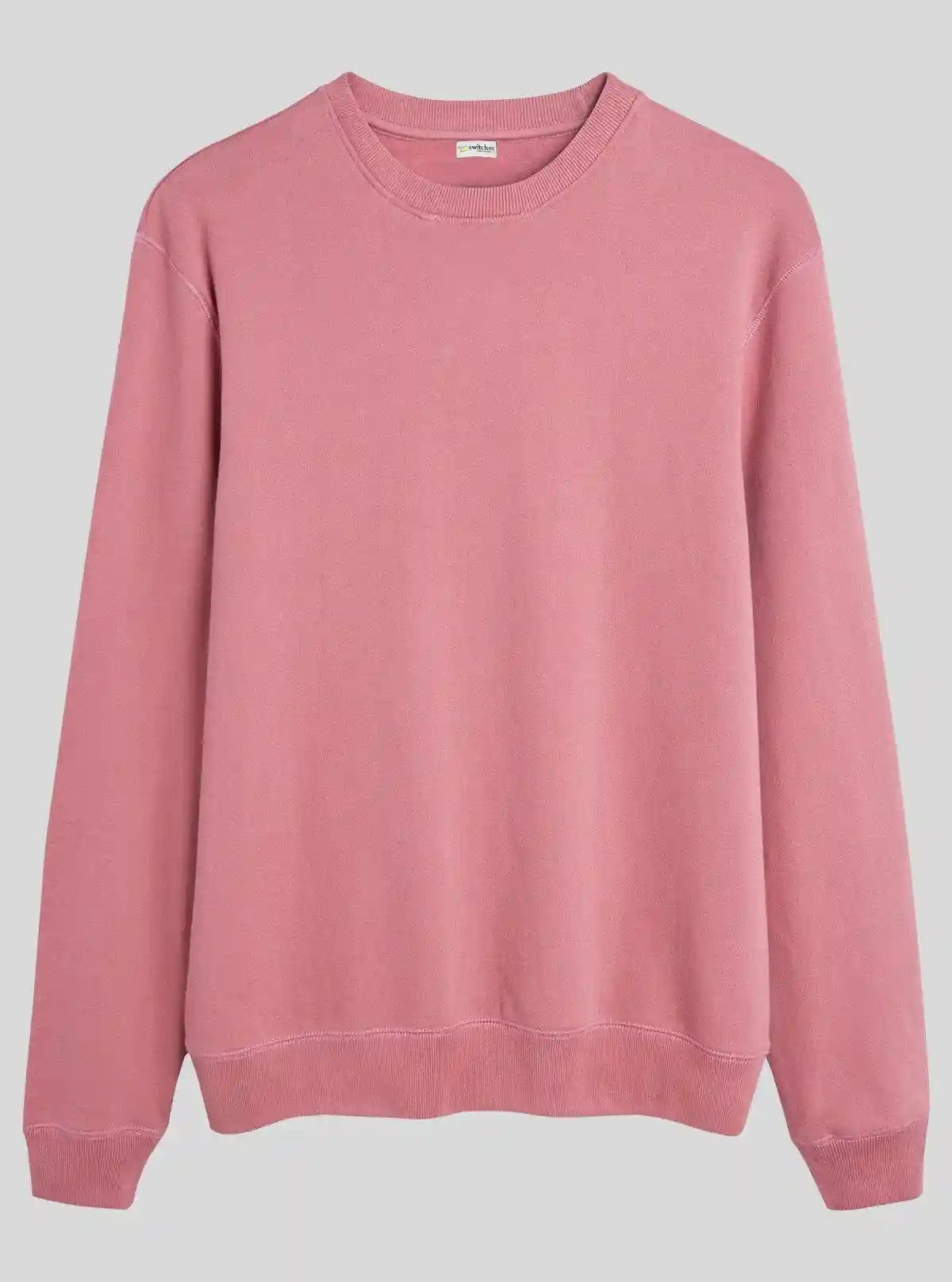 Men’s Pink Garment Dyed Sweatshirt – Soft, Washed & Style-Forward | Buy Online at  Boer and Fitch