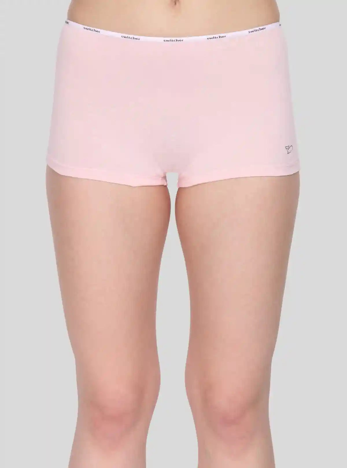 Women’s Pink Solid Hipster Brief in Cotton Elastane Jersey – Soft, Stretchy & Stylish | Buy Online at  Boer and Fitch