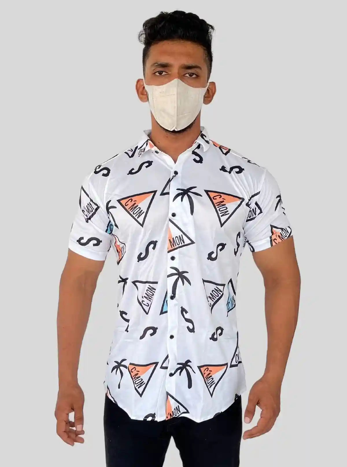 Men's Abstract Printed Poly Shirt – Bold, Modern & Lightweight by Boer and Fitch from Boer and Fitch | Buy Online at gep32c-qs.myshopify.com