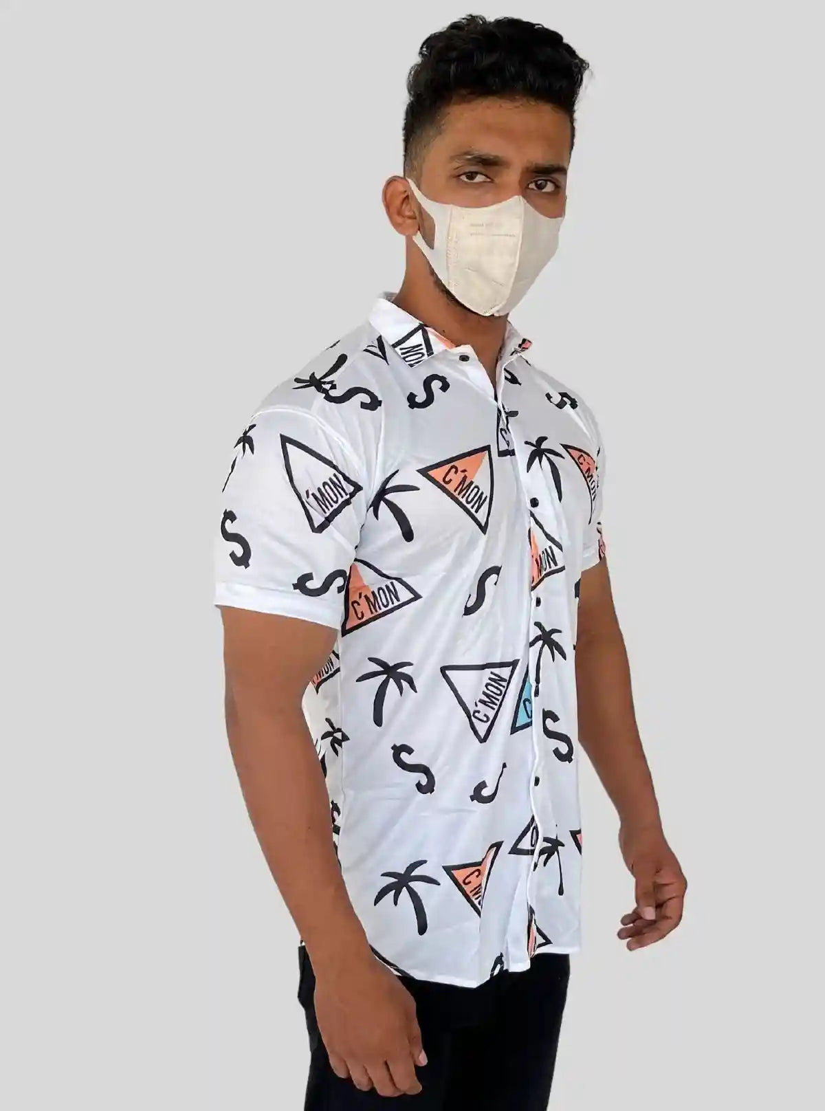 Men's Abstract Printed Poly Shirt – Bold, Modern & Lightweight by Boer and Fitch from Boer and Fitch | Buy Online at gep32c-qs.myshopify.com