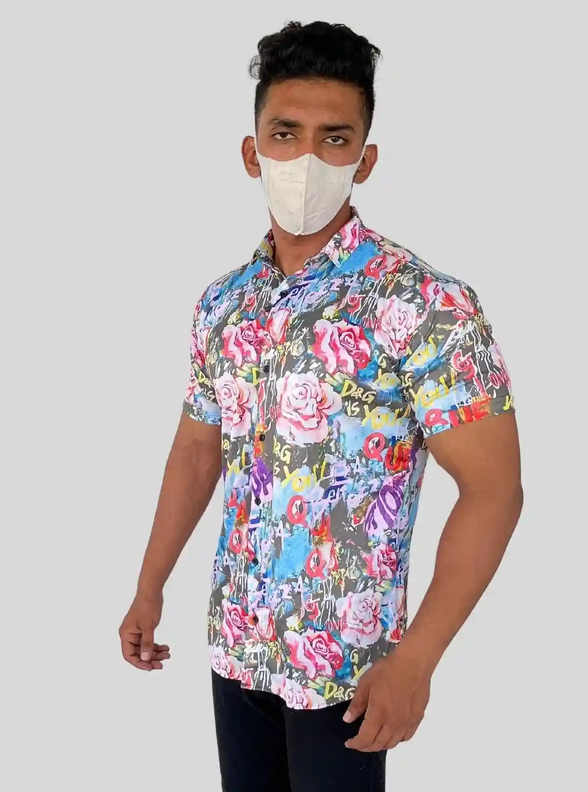 Men's Creepy AOP Printed Poly Shirt – Bold & Edgy Statement Wear by Boer and Fitch from Boer and Fitch | Buy Online at gep32c-qs.myshopify.com