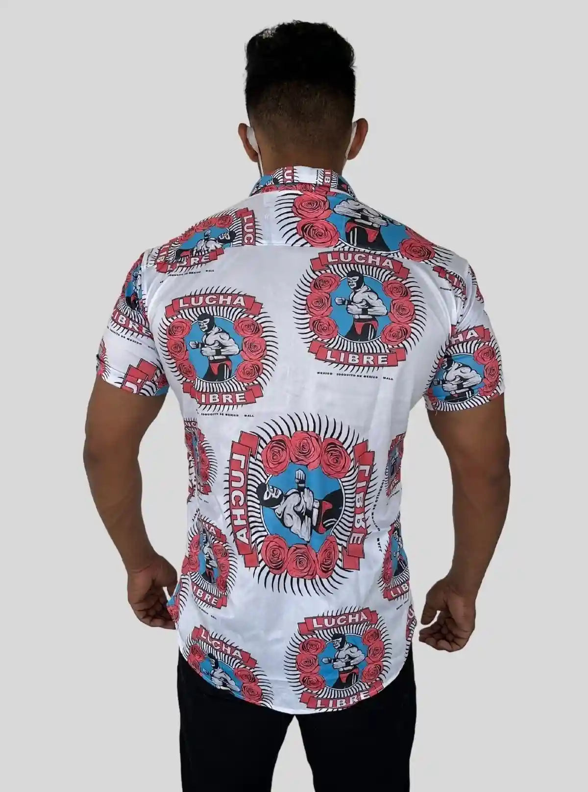 Men's Lucha Printed Poly Shirt – Bold Graphic Style by Boer and Fitch from Boer and Fitch | Buy Online at gep32c-qs.myshopify.com