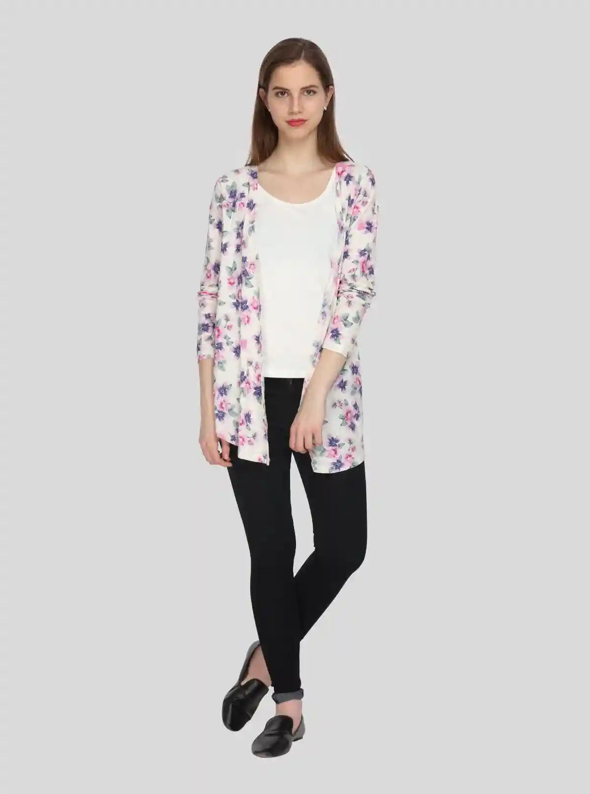 Women's 100% Cotton Pink Floral Cardigan - Boer & Fitch | Buy Online at  Boer and Fitch