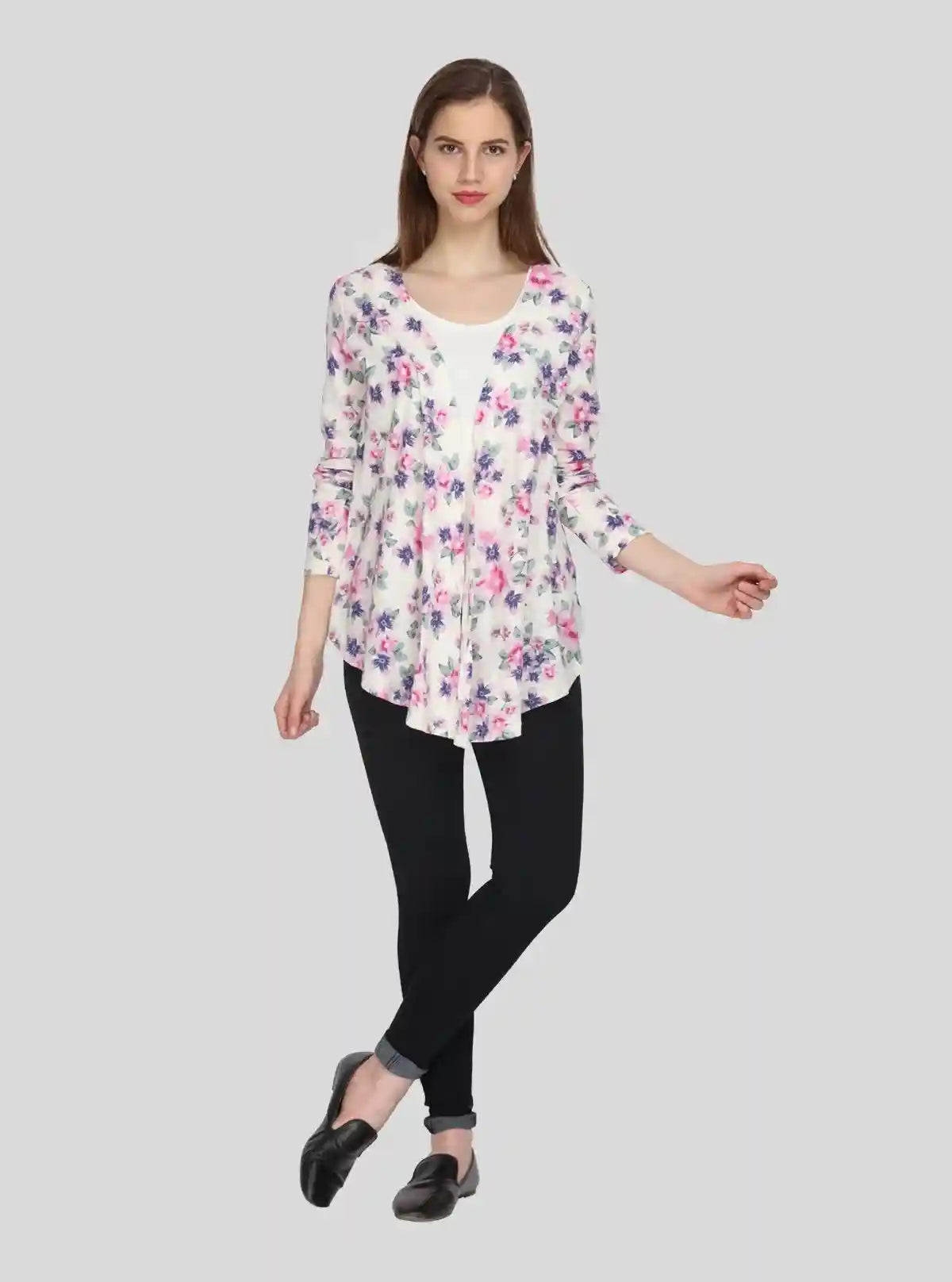 Women's 100% Cotton Pink Floral Cardigan - Boer & Fitch | Buy Online at  Boer and Fitch