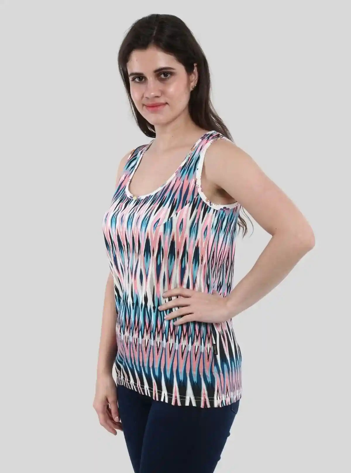 Women’s Multicolour Sleeveless Top – Boer and Fitch | Buy Online at  Boer and Fitch