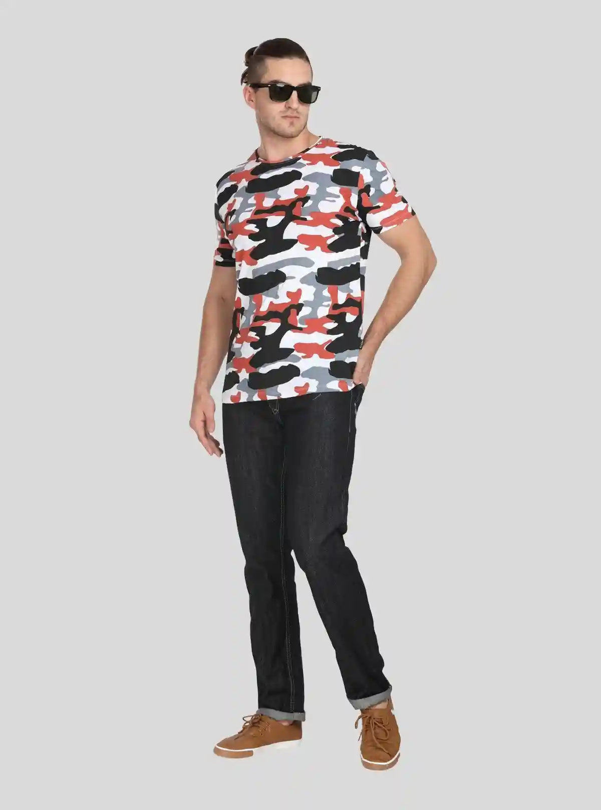 Men’s White Camouflage T-Shirt – Urban Military Street Style | Buy Online at  Boer and Fitch