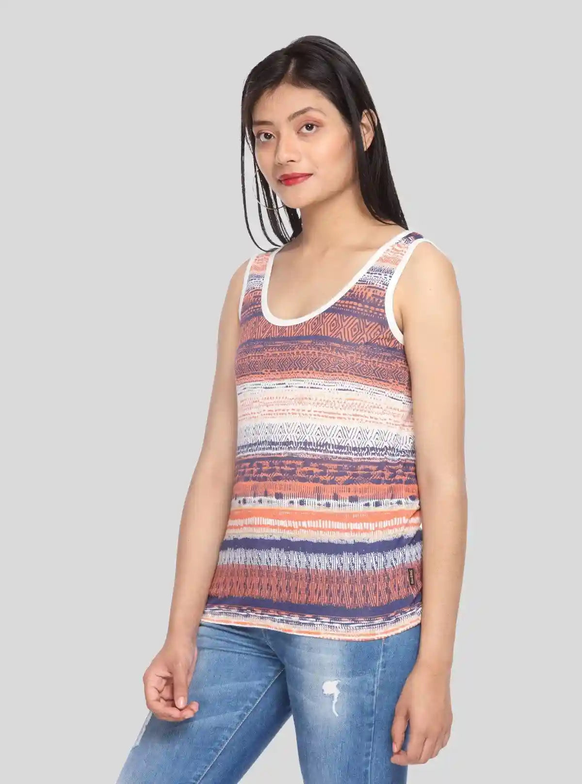 Women’s Abstract Print Sleeveless Top – Boer and Fitch | Buy Online at gep32c-qs.myshopify.com