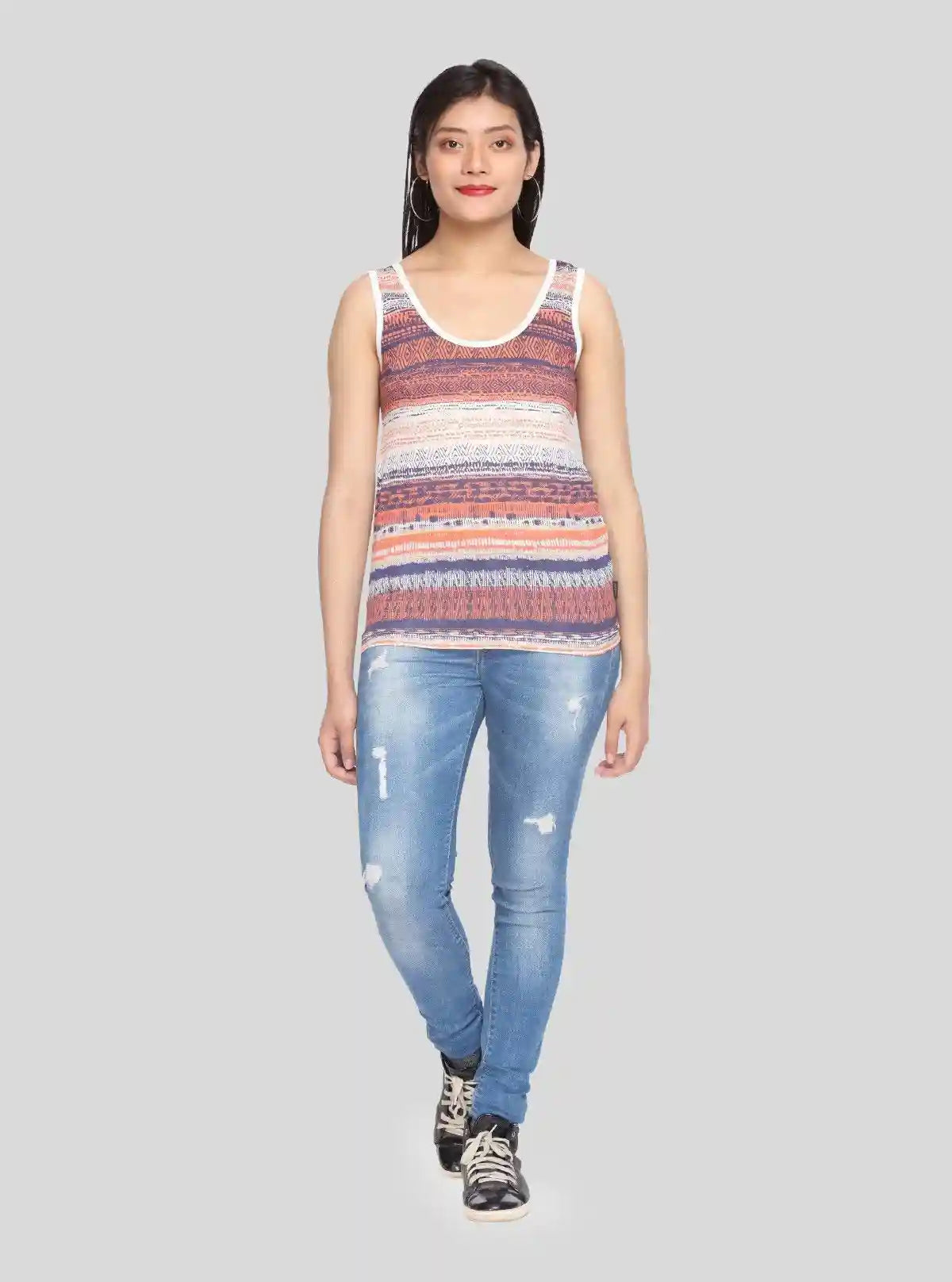 Women’s Abstract Print Sleeveless Top – Boer and Fitch | Buy Online at gep32c-qs.myshopify.com