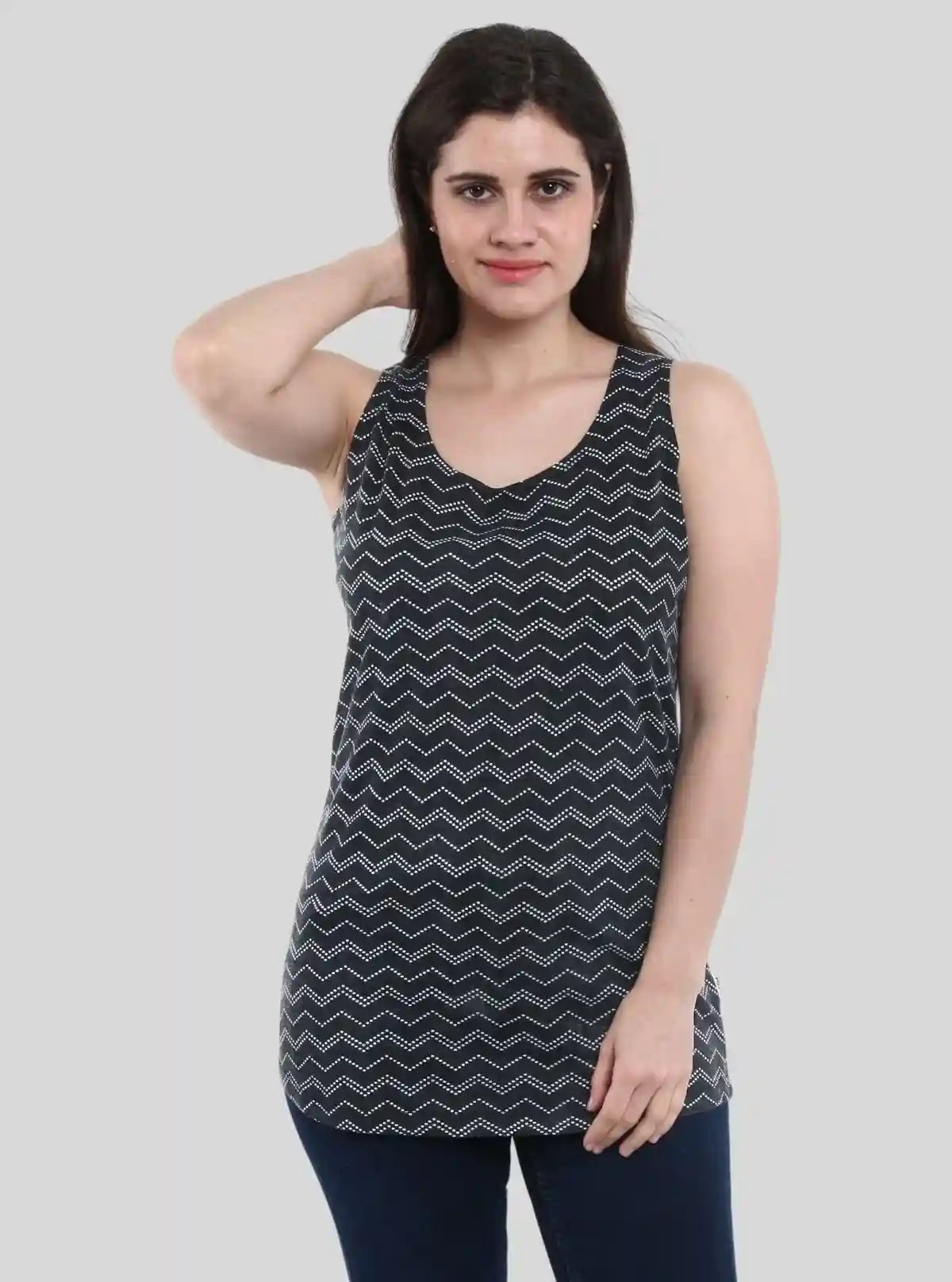 Women’s Black Striped Sleeveless Top – Boer and Fitch | Buy Online at  Boer and Fitch