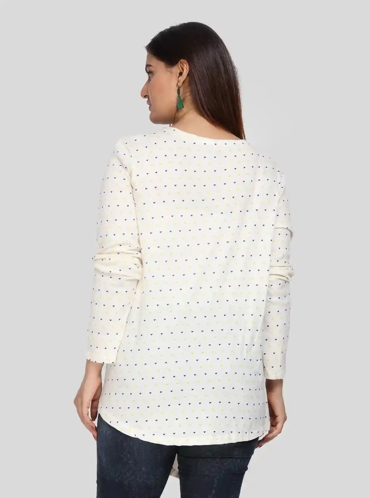 Women's Cream White Dotted Cotton Shrug – Lightweight Layer by Boer & Fitch | Buy Online at  Boer and Fitch