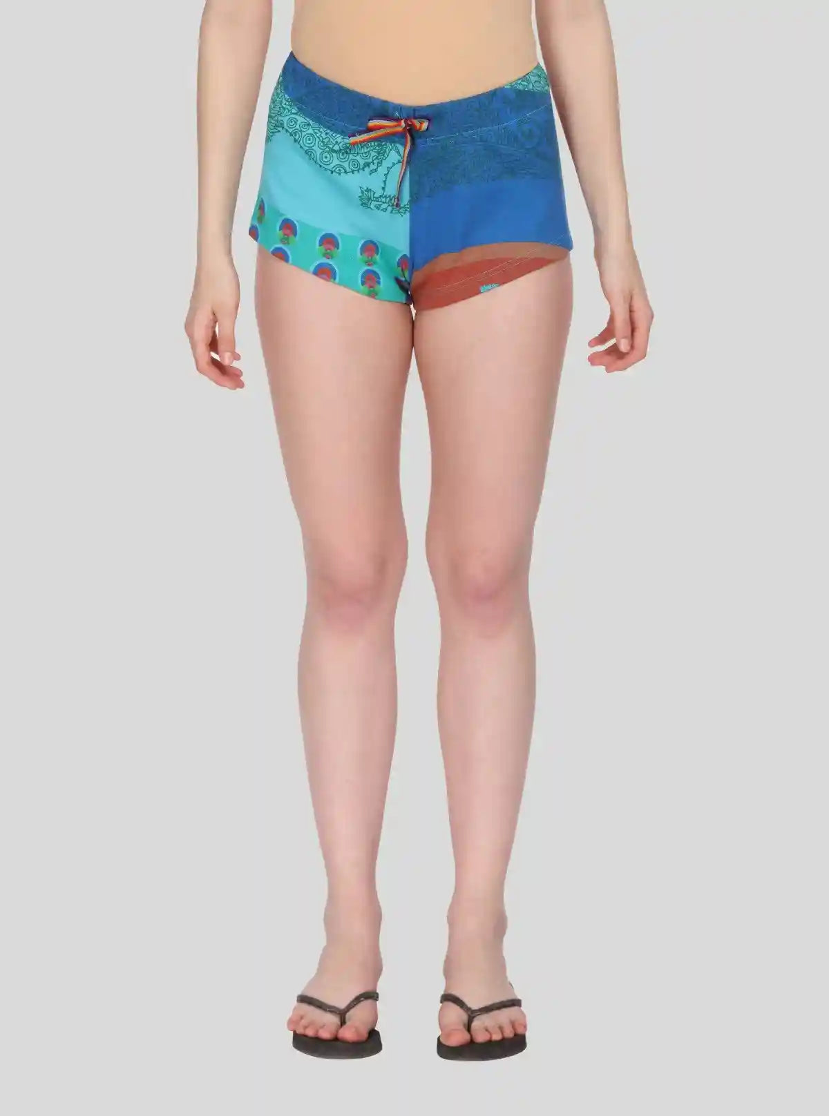 Women’s Multi-Color Printed Cotton Jersey Shorts – Vibrant, Soft & Stylish Fit | Buy Online at  Boer and Fitch