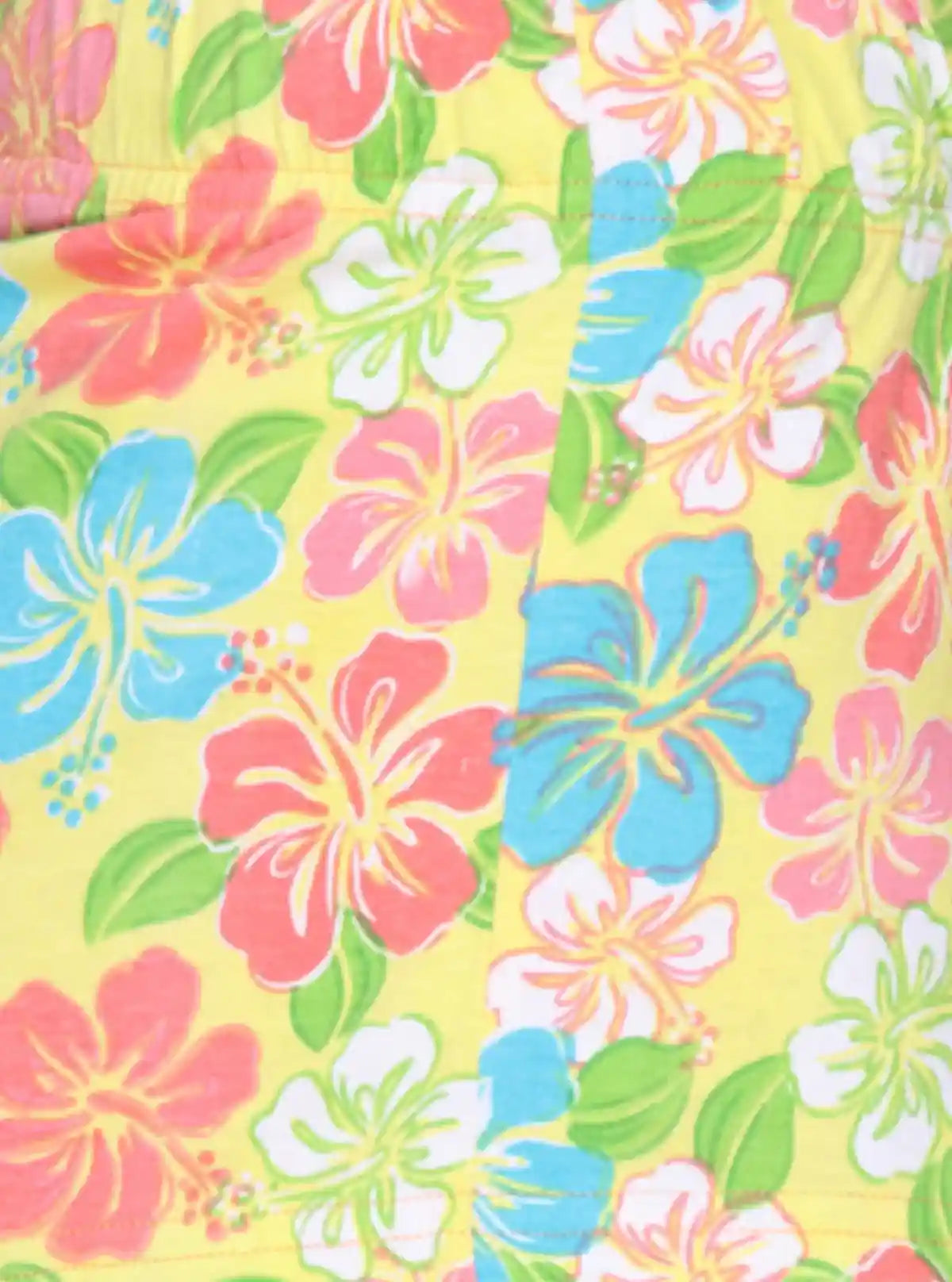 Women’s Yellow Floral Cotton Jersey Shorts – Soft, Stylish & Summer-Ready | Buy Online at  Boer and Fitch