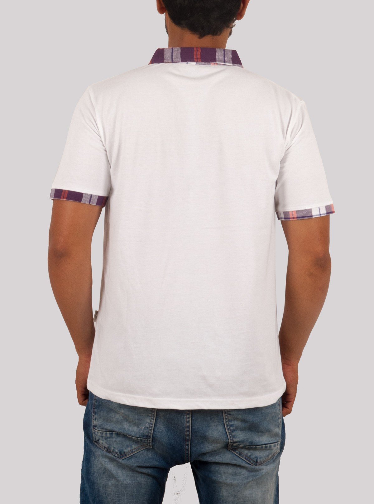 Purple Drill Collar Polo T-Shirt for Men – Casual Style by Boer and Fitch - Boer and Fitch