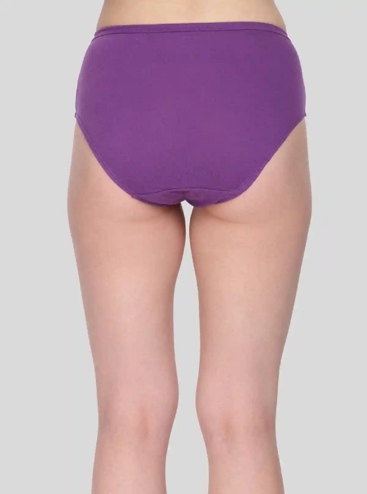 Women’s Purple Cotton Elastane Brief – Soft, Stretchable Everyday Comfort | Buy Online at  Boer and Fitch