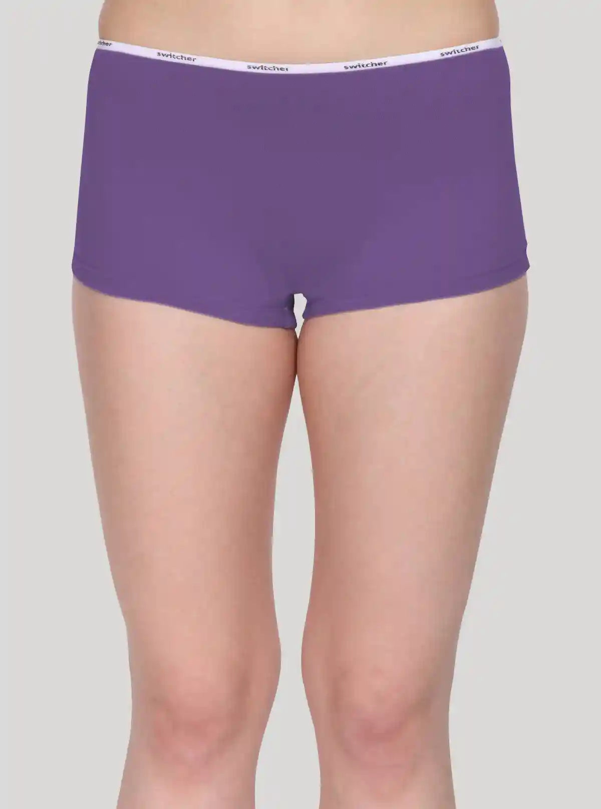 Women’s Purple Hipster Brief in Cotton Elastane Jersey – Soft & Stretch Fit | Buy Online at  Boer and Fitch