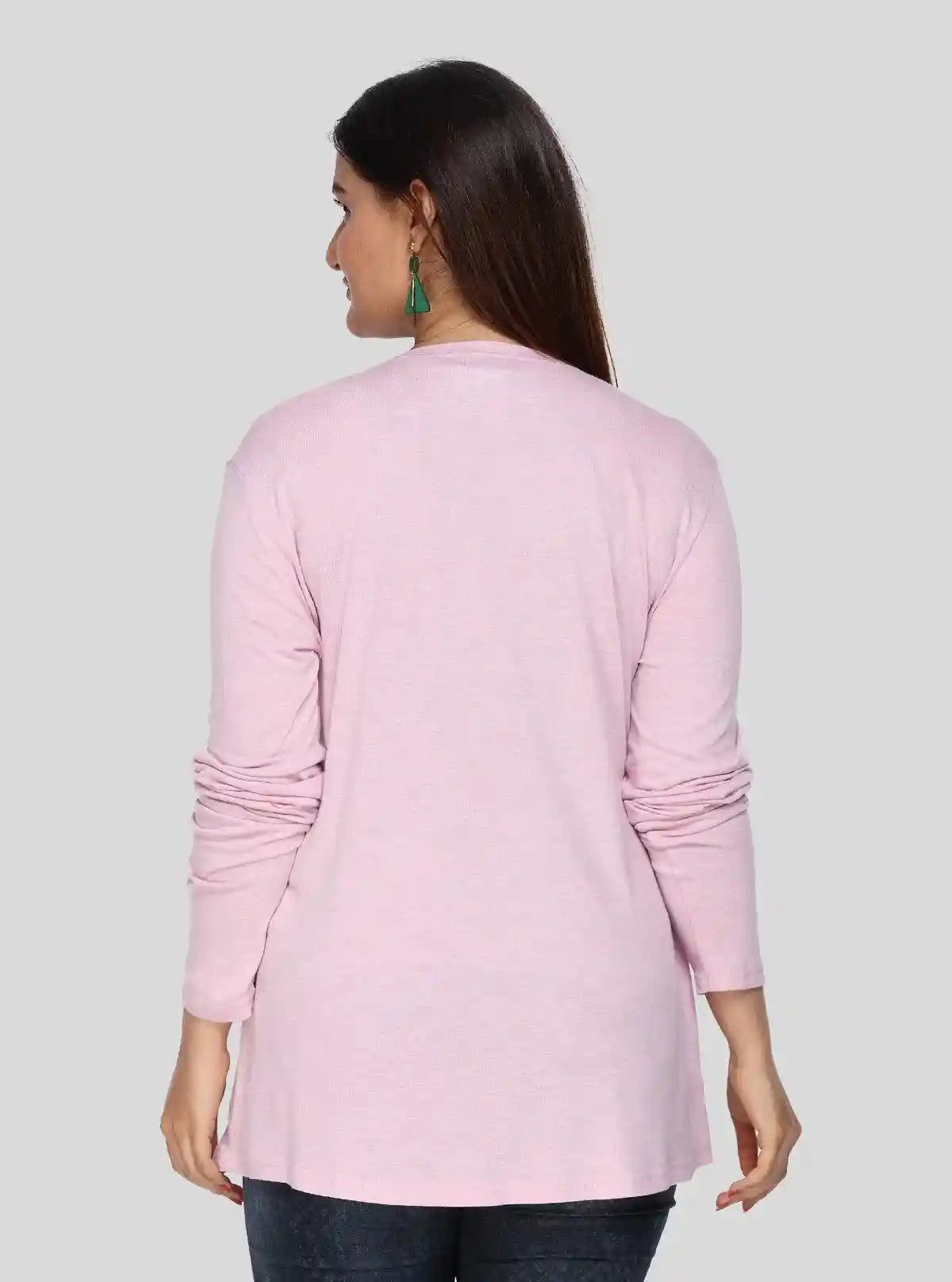 Women's Solid Lavender Shrug in 100% Cotton Mélange – Soft & Stylish Layer | Buy Online at  Boer and Fitch