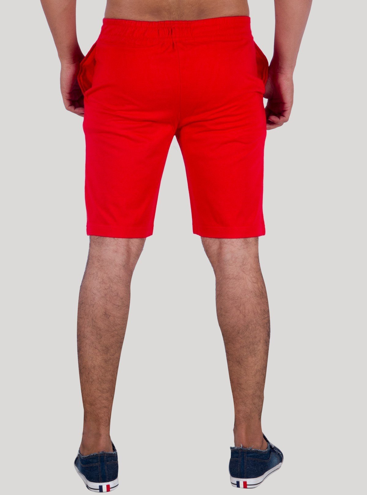 Red Jersey Shorts for Men – Casual Cotton Shorts by Boer and Fitch - Boer and Fitch