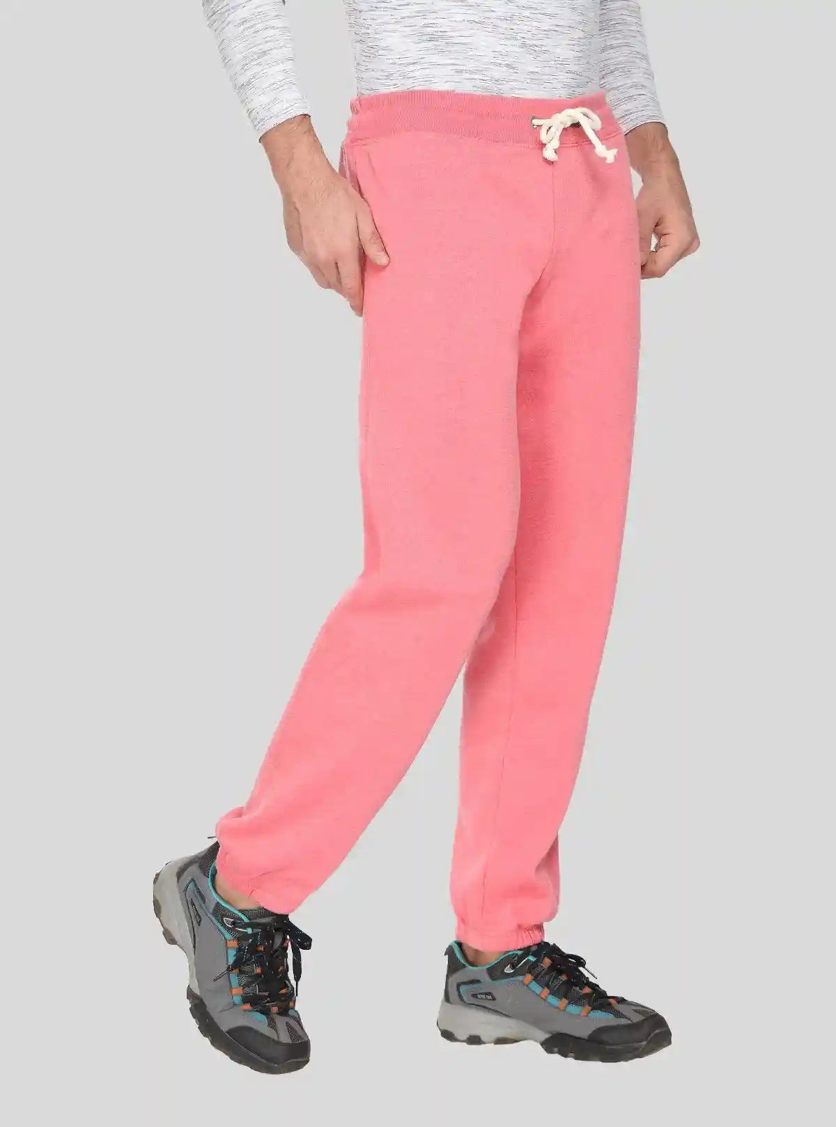 Men’s Pink Cuffed Joggers – Bold Comfort Meets Everyday Style | Buy Online at  Boer and Fitch