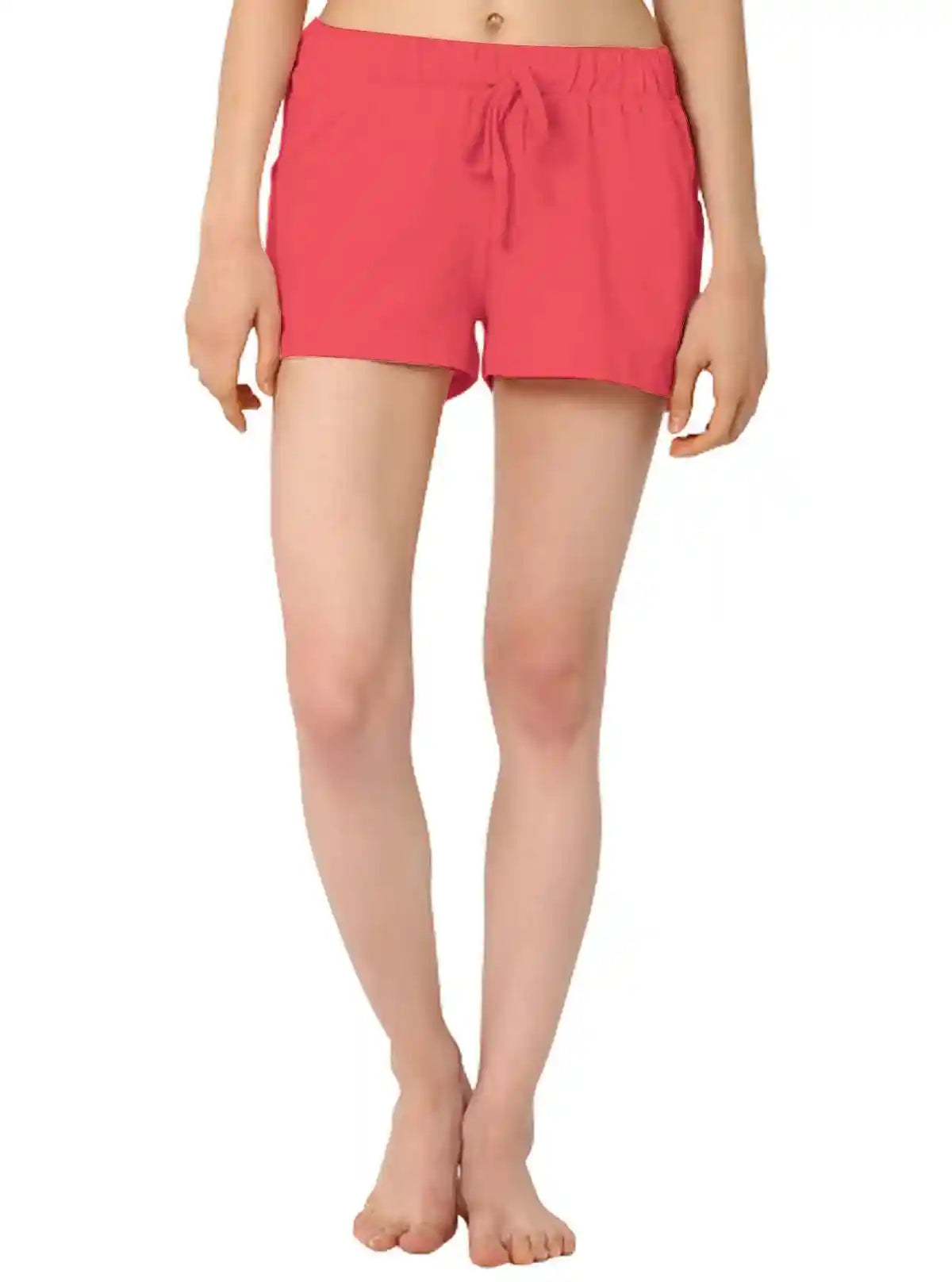 Women’s Coral Cotton Jersey Shorts – Soft, Vibrant & All-Day Comfort Fit | Buy Online at  Boer and Fitch