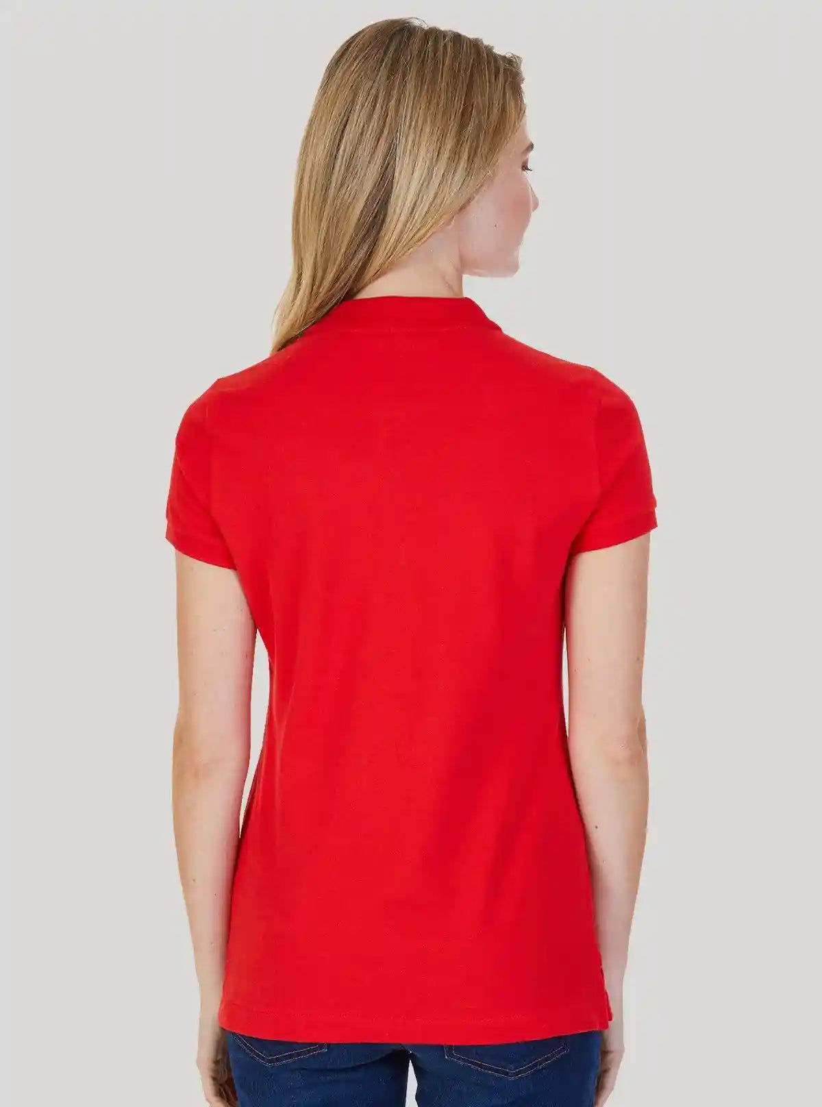 Women’s Red Pique Polo T-Shirt – Stylish & Comfortable | Boer & Fitch | Buy Online at  Boer and Fitch
