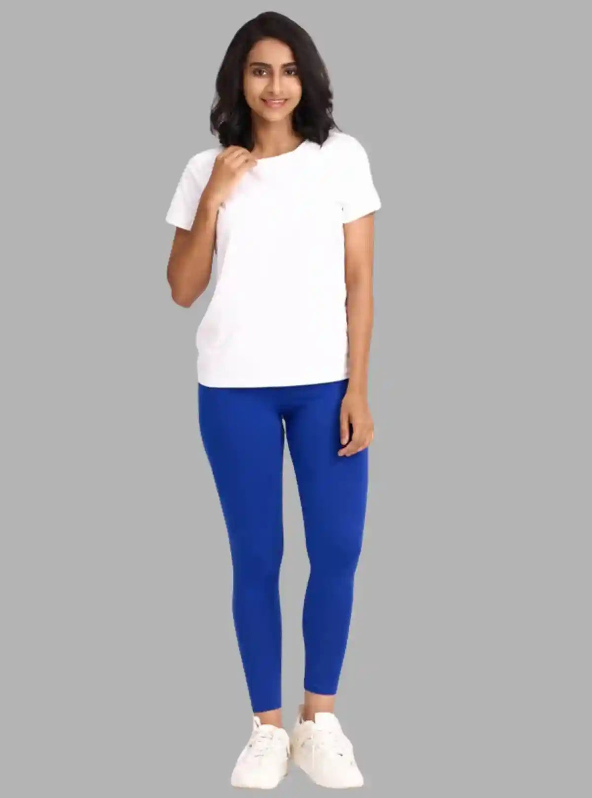 Women's Royal Blue Ankle Legging – Cotton Elastane Feather Touch by Boer & Fitch | Buy Online at  Boer and Fitch