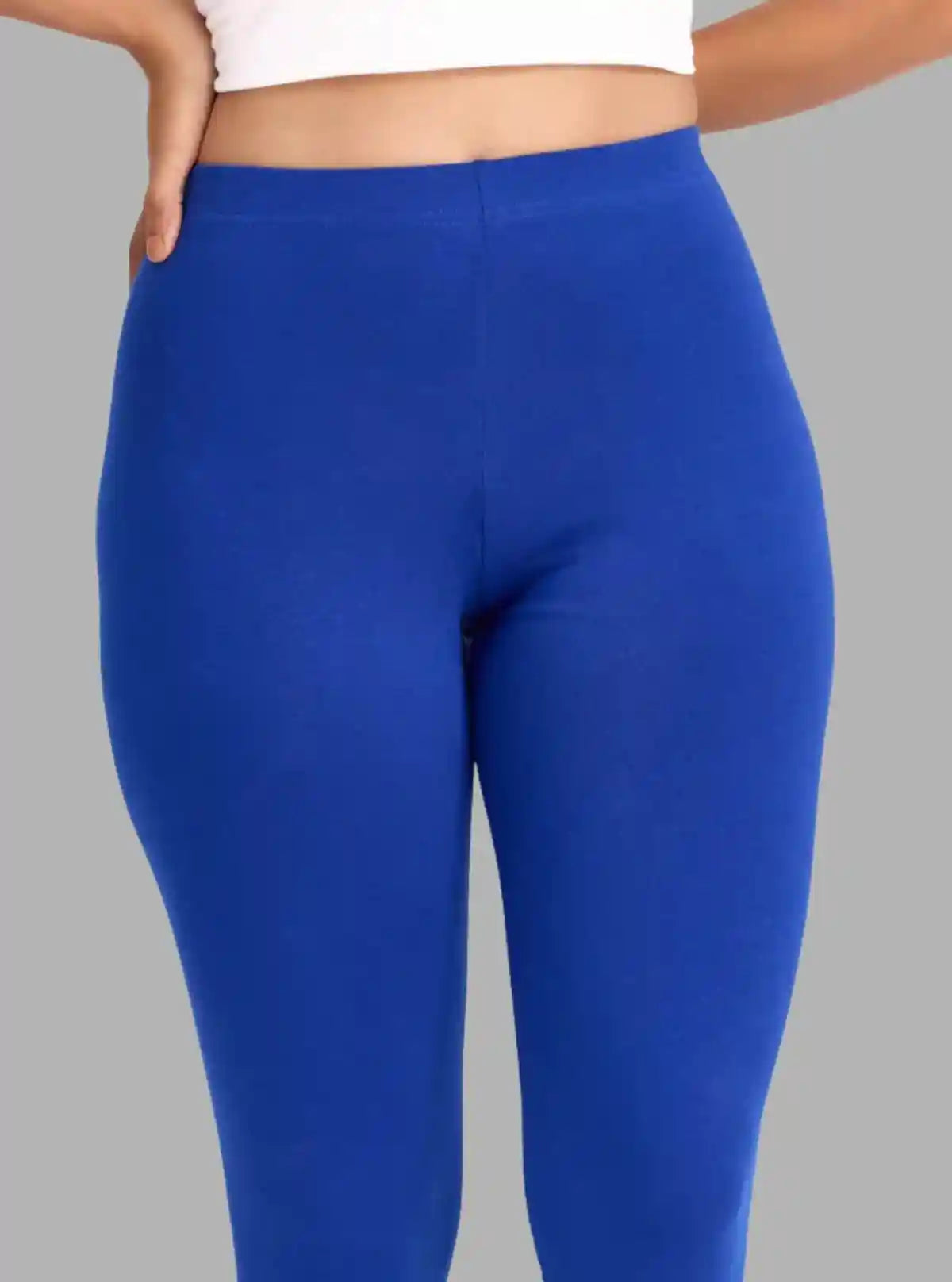 Women's Royal Blue Ankle Legging – Cotton Elastane Feather Touch by Boer & Fitch | Buy Online at  Boer and Fitch