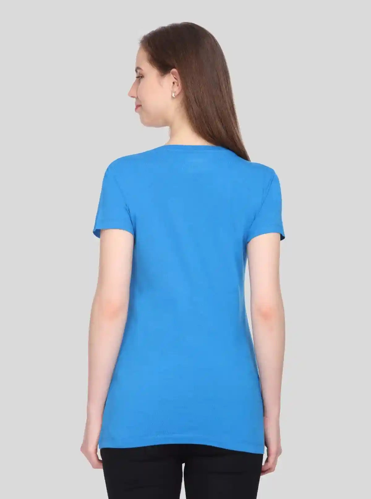 Women's Royal Blue Crew Neck Cotton Jersey Short Sleeve T-Shirt by Boer and Fitch | Buy Online at  Boer and Fitch