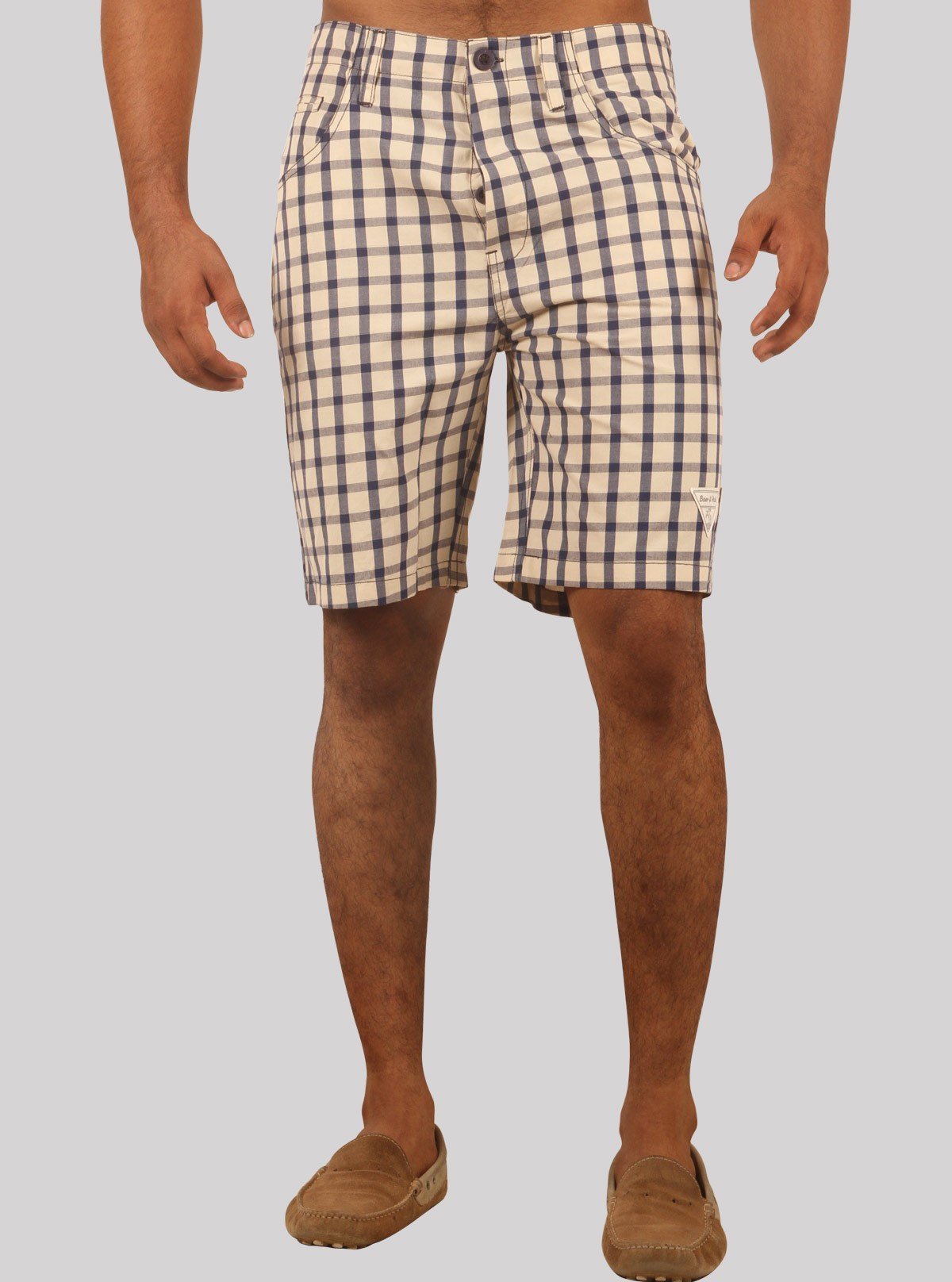 Sandal broad check shorts - Boer and Fitch