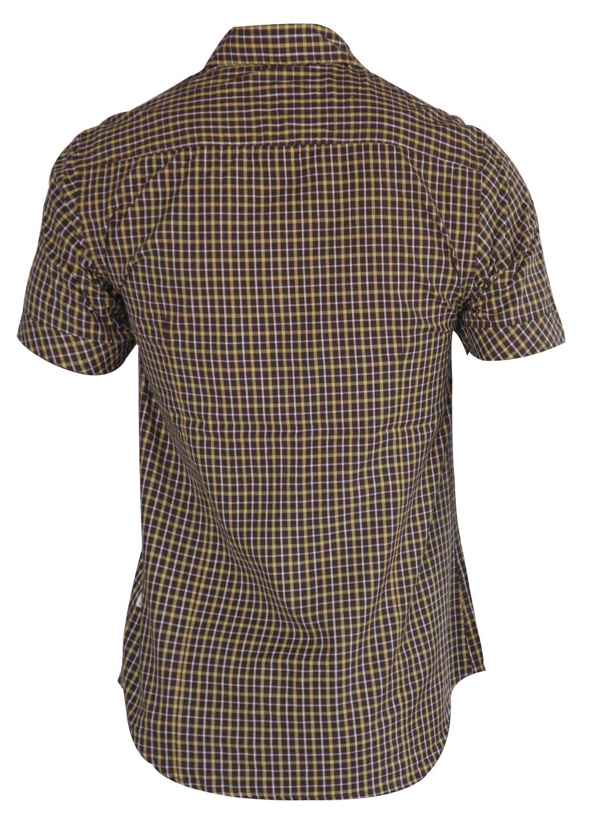 Slim Fit Brown Checked Shirt for Men – Casual Style by Boer and Fitch - Boer and Fitch