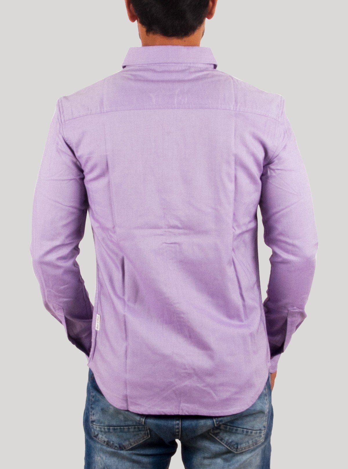 Slim Fit Purple Long Sleeve Shirt for Men – Casual Cotton Shirt by Boer and Fitch - Boer and Fitch